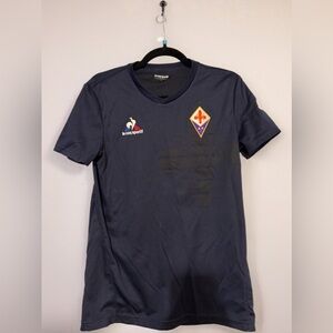 Le Coq Sportif ACF Fiorentina Navy Fan T-Shirt |